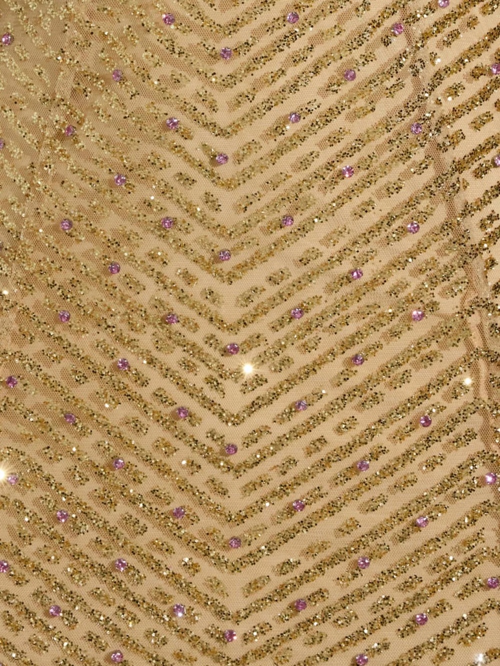 Oh Polly Gold Sequin Halter Mini Dress - Picture 4 of 4